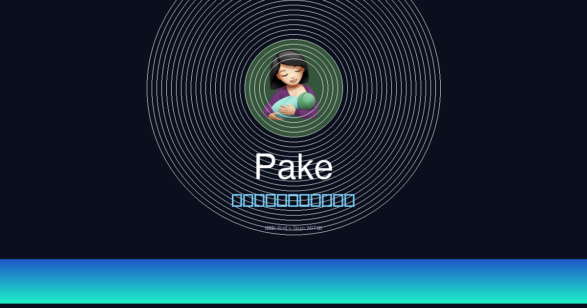 Pake – 用一条命令把任意网页变成桌面应用-千晨网