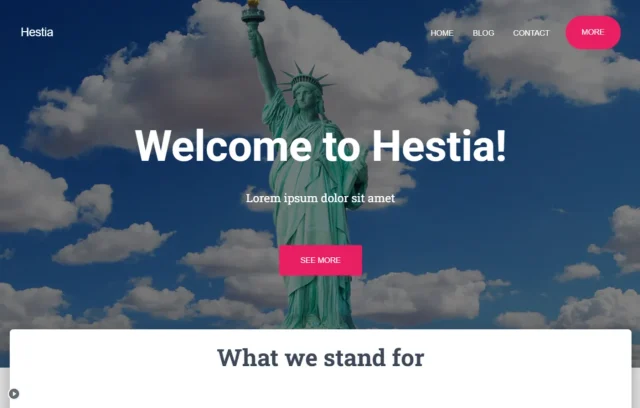 Hestia 主题截图